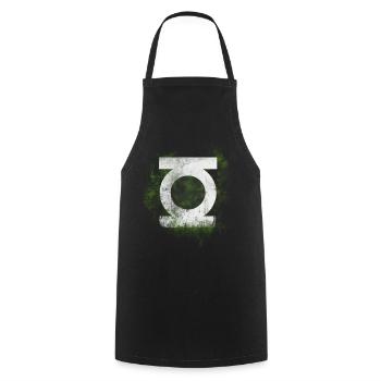 Vert - vert - Tablier de cuisine - noir - Devant - AI Model Male 185 dark (185cm)