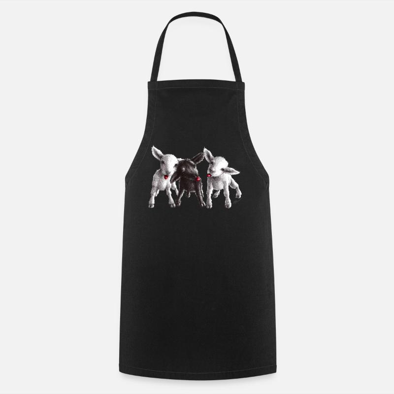mouton effronté - Tablier de cuisine - noir