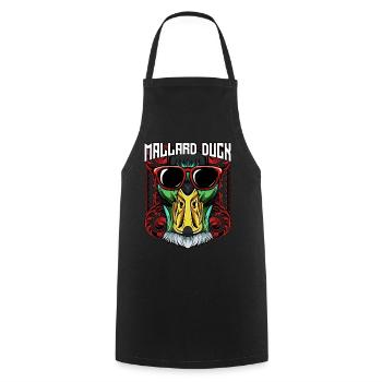 Cool wild duck | Trendy sunglasses bird gift - Cooking Apron - black - Front - AI Model Male 185 dark (185cm)