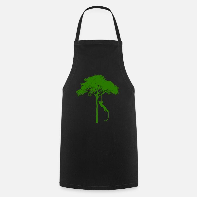 grimpeurs d'arbres - Tablier de cuisine - noir
