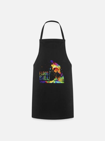 Floorball sports hockey - Cooking Apron - black