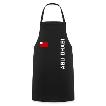 ABU DHABI SHIRT - Tablier de cuisine - noir - Devant - AI Model Male 185 dark (185cm)