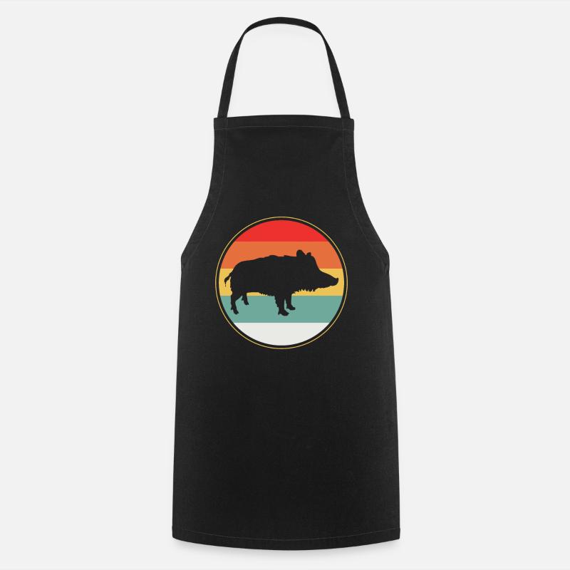 Sanglier - Tablier de cuisine - noir