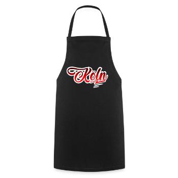 Cologne - Cooking Apron - black - Front - AI Model Male 185 dark (185cm)