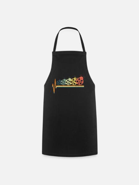 Insectes coccinelles - Tablier de cuisine - noir