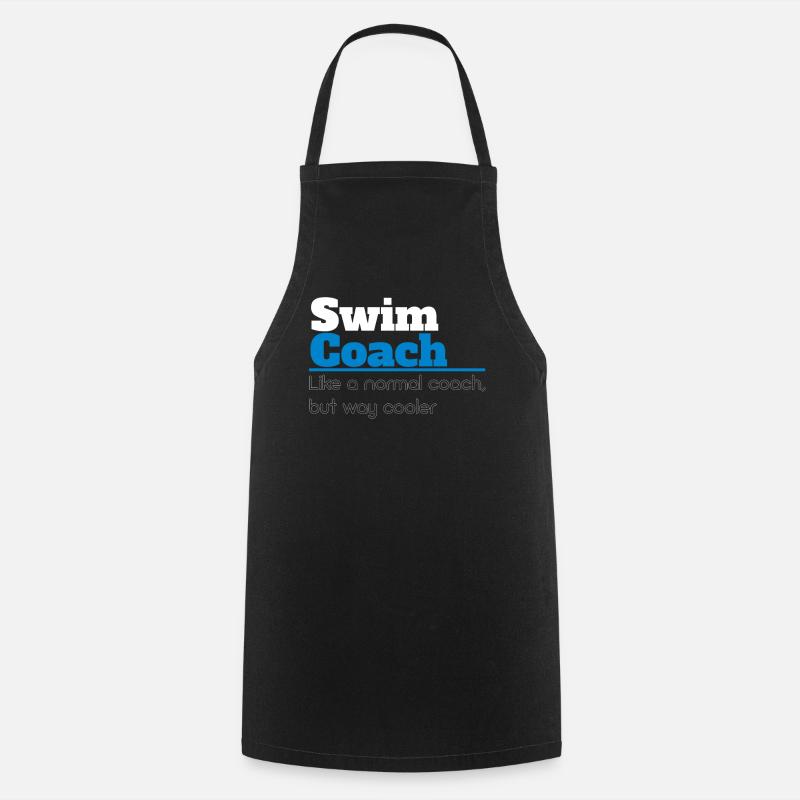 Schwimmtrainer Definition Trainer Wassersportlehrer - Kochschürze - Schwarz