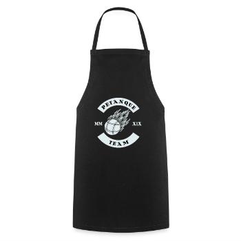 Petanque Team - Kochschürze - Schwarz - Vorne - AI Model Male 185 dark (185cm)