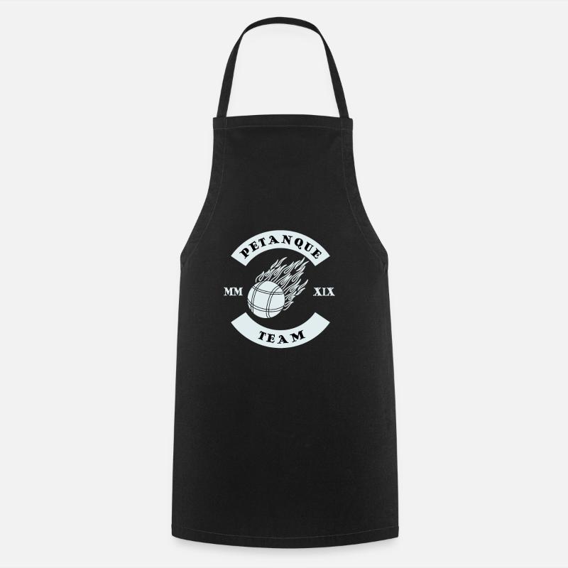 Équipe de pétanque - Tablier de cuisine - noir