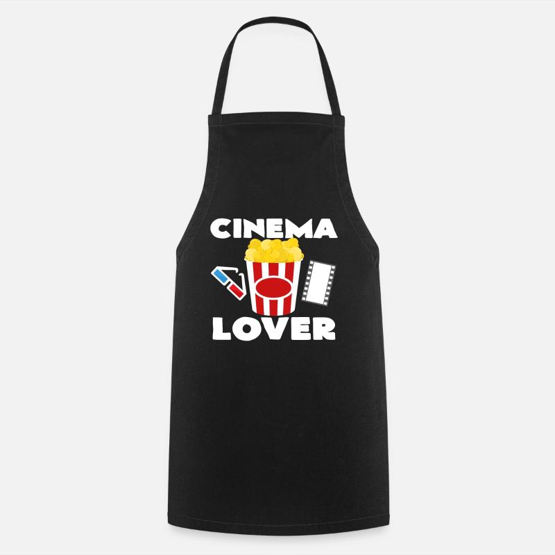 cinéma - Tablier de cuisine - noir