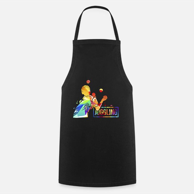 Boules de jonglage - Tablier de cuisine - noir