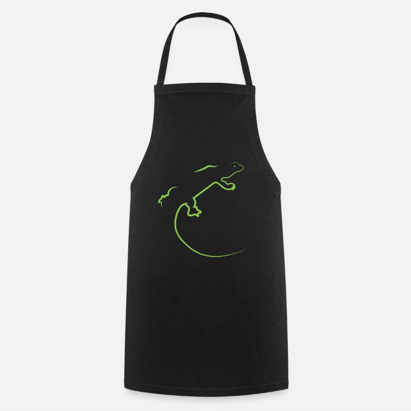 Lézard - Tablier de cuisine - noir