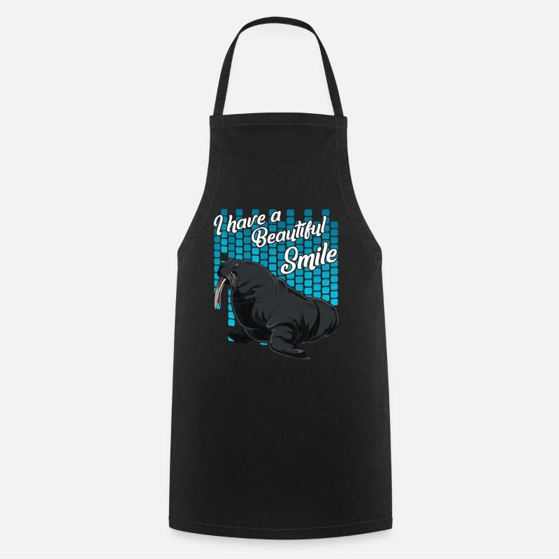 walrus - Cooking Apron - black