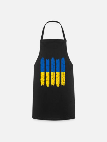 Ukraine - Cooking Apron - black