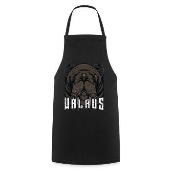 Walrus Antarctic wildlife predator wild gift - Cooking Apron - black - Front - AI Model Male 185 dark (185cm)