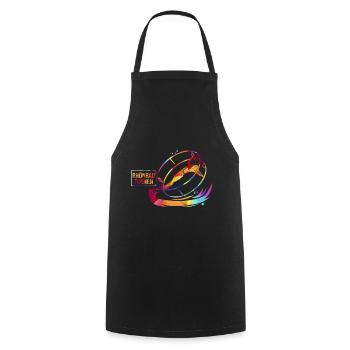 Gymnastics gymnast - Cooking Apron - black - Front - AI Model Male 185 dark (185cm)