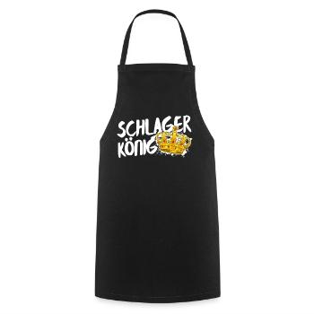 Schlager King Schlager King Krone Statement - Cooking Apron - black - Front - AI Model Male 185 dark (185cm)