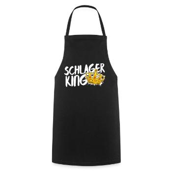 Schlager King Schlager King Folk Music Statement - Cooking Apron - black - Front - AI Model Male 185 dark (185cm)