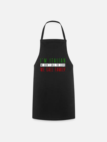 ITALIAN MAFIA FAMILY - Cooking Apron - black