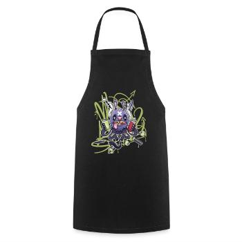 Sprayer Monster - Cooking Apron - black - Front - AI Model Male 185 dark (185cm)