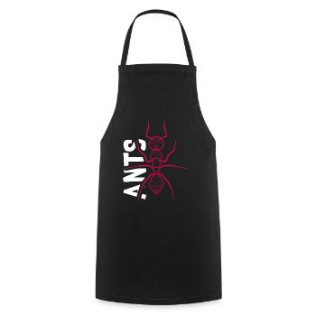 ant - Cooking Apron - black - Front - AI Model Male 185 dark (185cm)