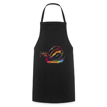 Gymnastique Turner Gift - Tablier de cuisine - noir - Devant - AI Model Male 185 dark (185cm)