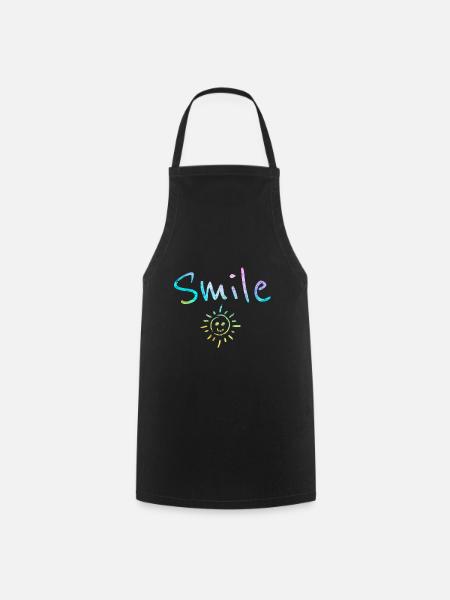 Festival Sonne Lachen Spaß Sommer tanzen Geschenk - Kochschürze - Schwarz