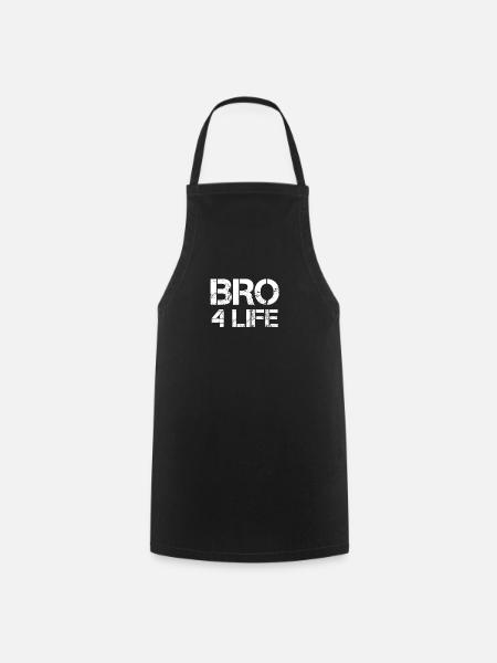 Bro 4 Life - Cooking Apron - black