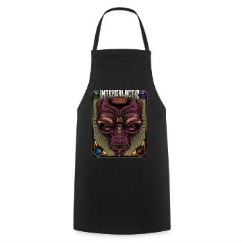 Intergalactic Race | Alien Außerirdischer Geschenk - Kochschürze - Schwarz - Vorne - AI Model Male 185 dark (185cm)
