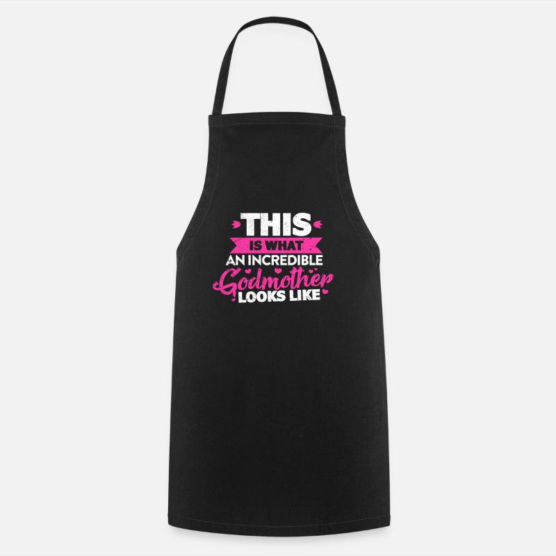 marraine - Tablier de cuisine - noir