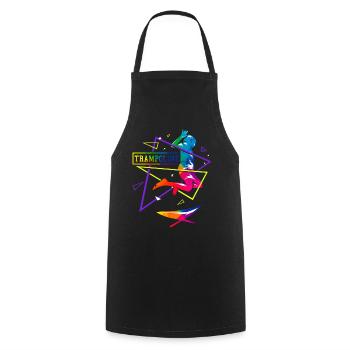 Trampoline polygon - Cooking Apron - black - Front - AI Model Male 185 dark (185cm)