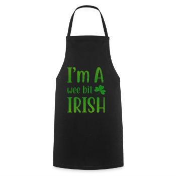 I Am A Wee Bit Irish - Kochschürze - Schwarz - Vorne - AI Model Male 185 dark (185cm)