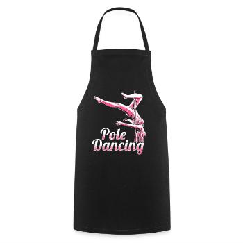 Pole Dancing Dancing Sport Fitness Gym Entraînement - Tablier de cuisine - noir - Devant - AI Model Male 185 dark (185cm)