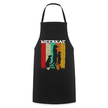 Suricate - Tablier de cuisine - noir - Devant - AI Model Male 185 dark (185cm)