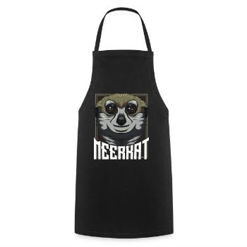 Suricate - Tablier de cuisine - noir - Devant - AI Model Male 185 dark (185cm)