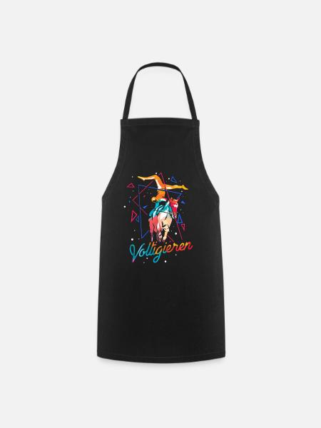 Voltigieren - Kochschürze - Schwarz