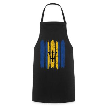 Barbados - Cooking Apron - black - Front - AI Model Male 185 dark (185cm)