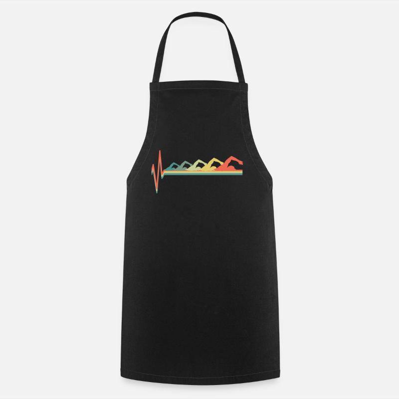 swim - Cooking Apron - black