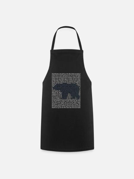 ours brun - Tablier de cuisine - noir