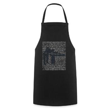 Billiard pocket billiard - Cooking Apron - black - Front - AI Model Male 185 dark (185cm)