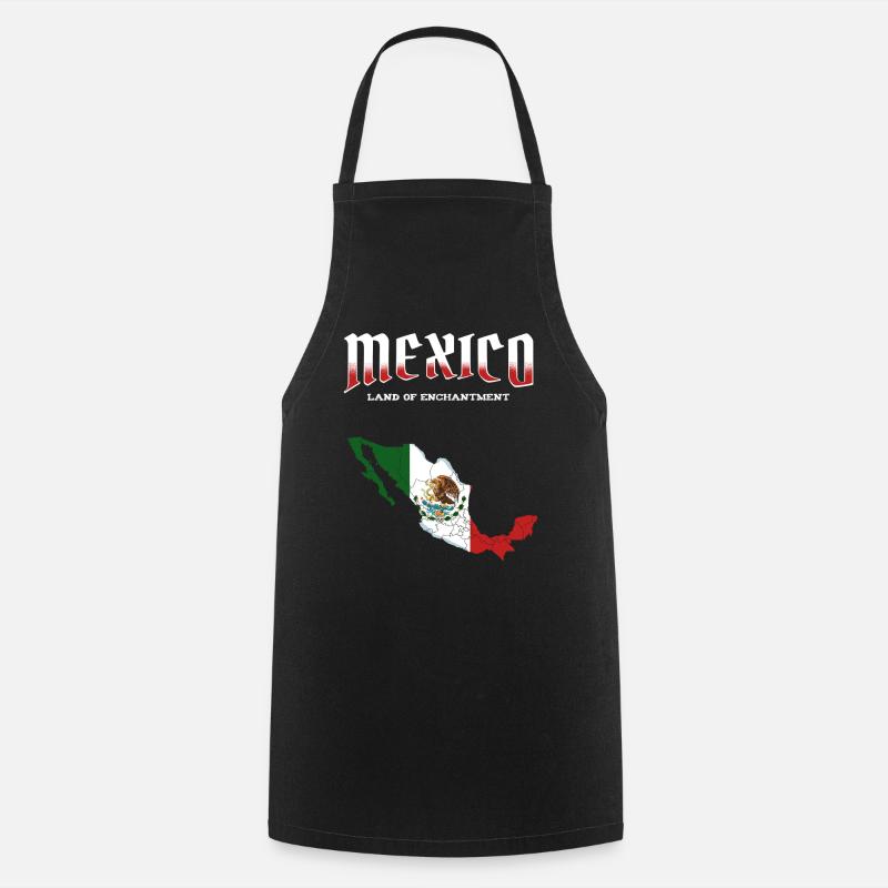 Mexiko - Kochschürze - Schwarz