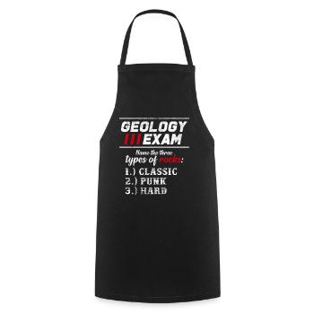 Three Types Of Rock Classic Punk Hard Geschenkidee - Kochschürze - Schwarz - Vorne - AI Model Male 185 dark (185cm)
