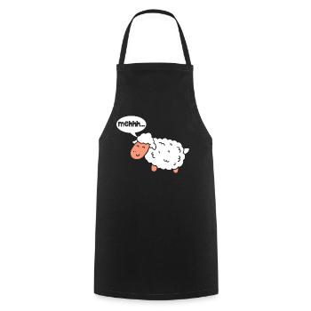 Sheep sheep sheep - Cooking Apron - black - Front - AI Model Male 185 dark (185cm)