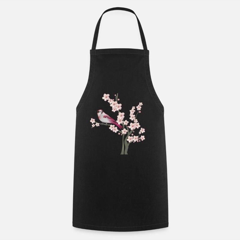 Frühling - Kochschürze - Schwarz