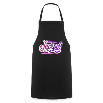 jackpot - Cooking Apron - black - Front - AI Model Male 185 dark (185cm)