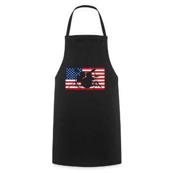Drums Drum Drummer Player Gift - Cooking Apron - black - Front - AI Model Male 185 dark (185cm)