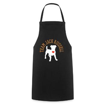 Jack Russell - Cooking Apron - black - Front - AI Model Male 185 dark (185cm)