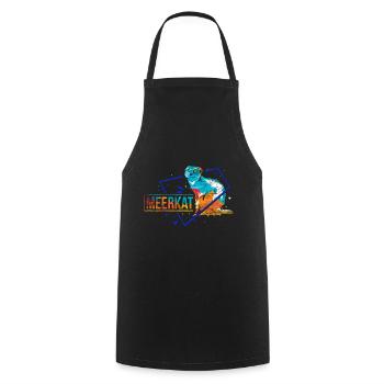 Surpère cadeau polygone - Tablier de cuisine - noir - Devant - AI Model Male 185 dark (185cm)