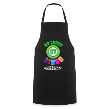 bingo - Cooking Apron - black - Front - AI Model Male 185 dark (185cm)