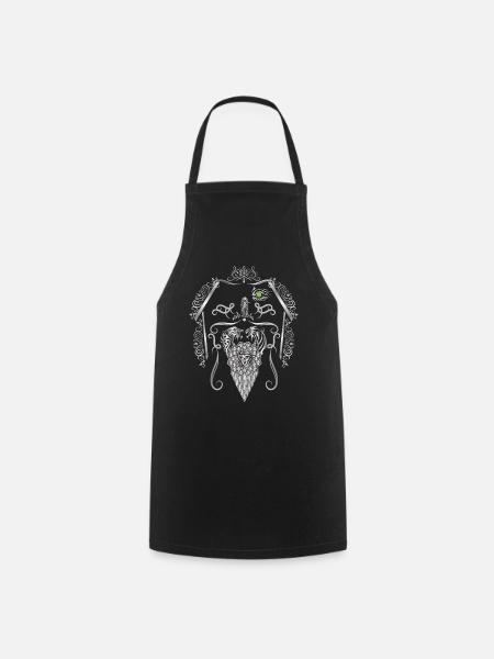 Vikings Odin Thor - Cooking Apron - black