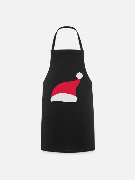 weihnachtsmütze weihnachten - Kochschürze - Schwarz